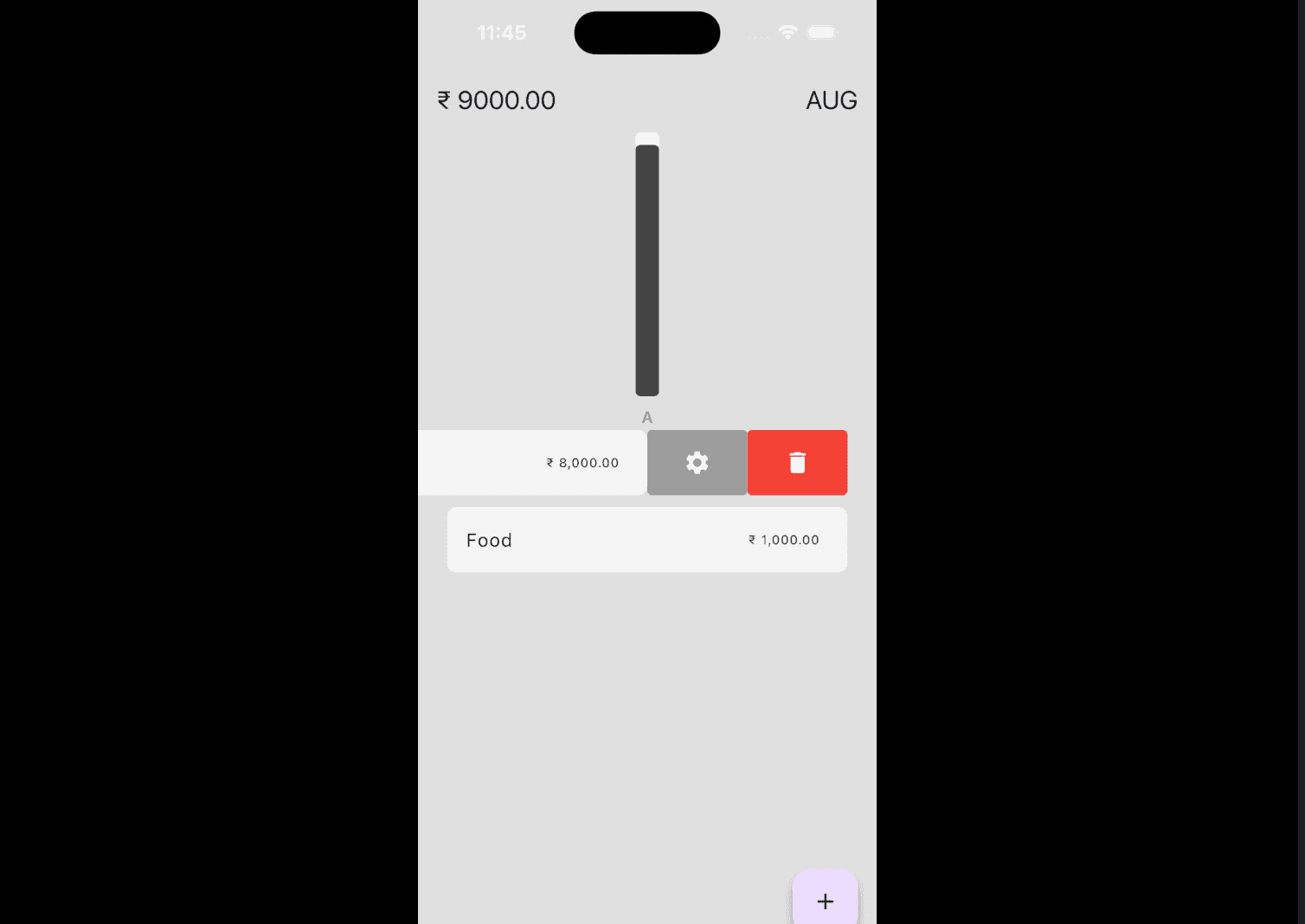A cross-platform manual expense tracking application